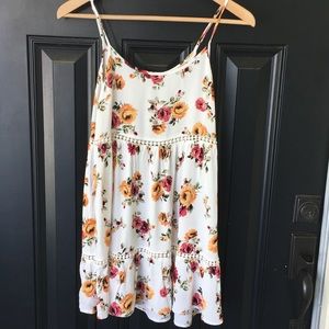 Altar’d State Floral Tunic Dress Small